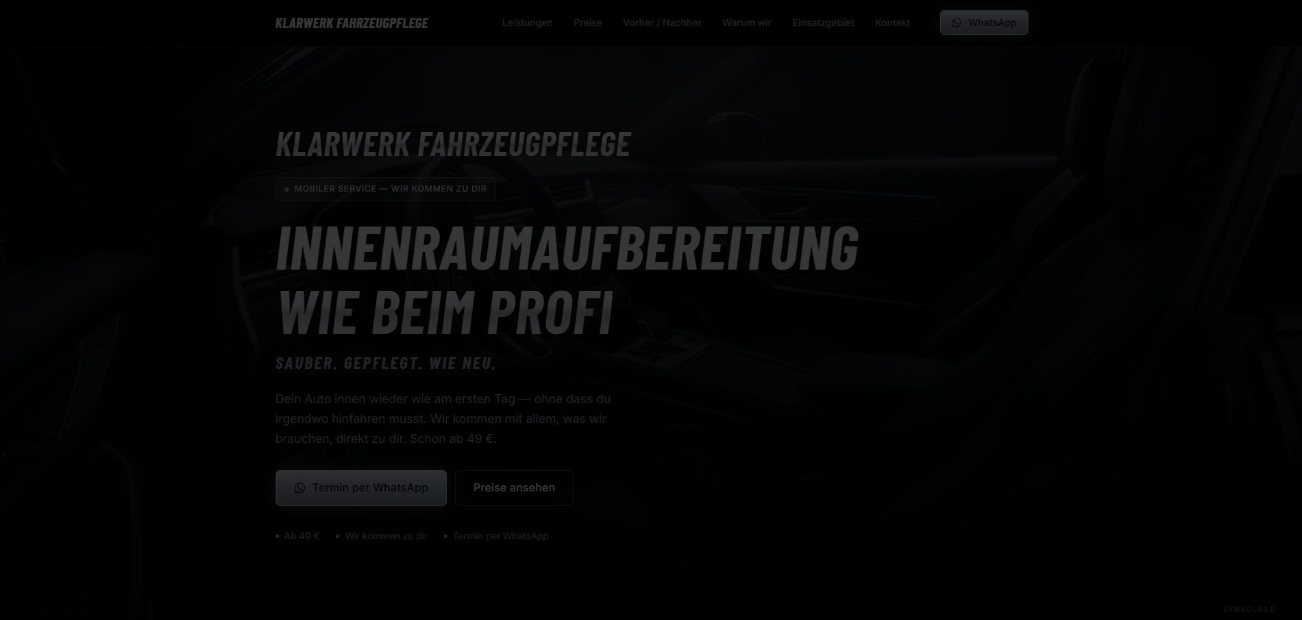 Klarwerk Fahrzeugpflege